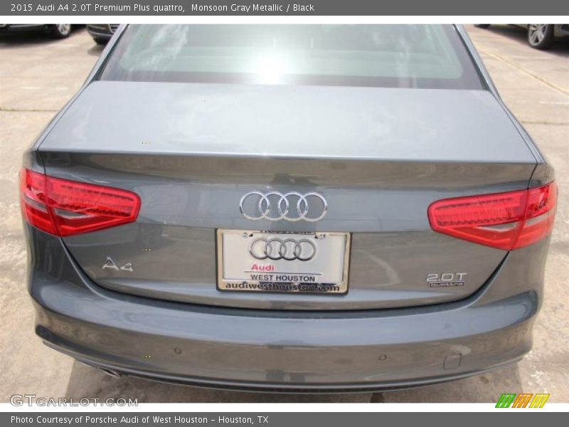 Monsoon Gray Metallic / Black 2015 Audi A4 2.0T Premium Plus quattro