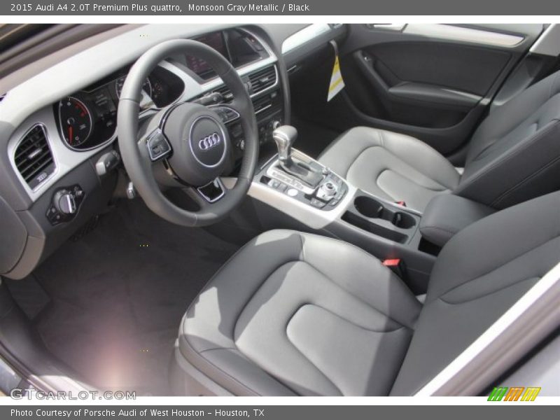 Monsoon Gray Metallic / Black 2015 Audi A4 2.0T Premium Plus quattro
