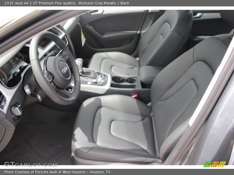 Monsoon Gray Metallic / Black 2015 Audi A4 2.0T Premium Plus quattro