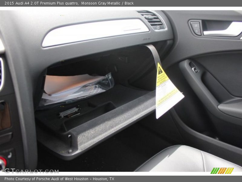 Monsoon Gray Metallic / Black 2015 Audi A4 2.0T Premium Plus quattro