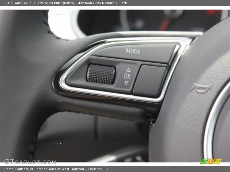Monsoon Gray Metallic / Black 2015 Audi A4 2.0T Premium Plus quattro