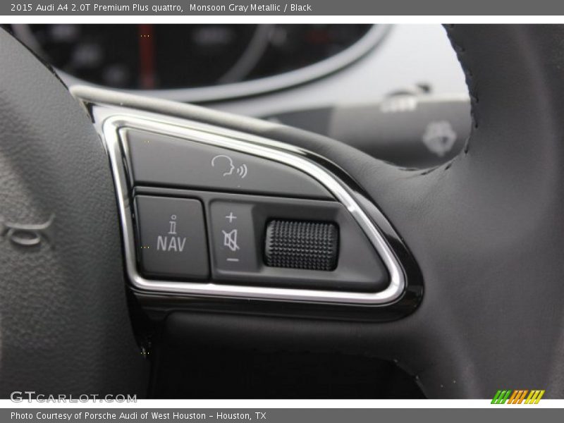 Monsoon Gray Metallic / Black 2015 Audi A4 2.0T Premium Plus quattro