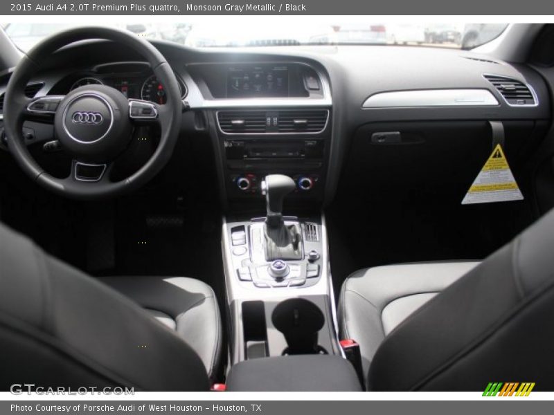 Monsoon Gray Metallic / Black 2015 Audi A4 2.0T Premium Plus quattro