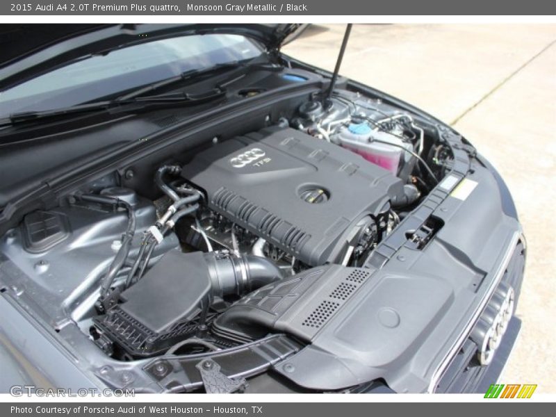 Monsoon Gray Metallic / Black 2015 Audi A4 2.0T Premium Plus quattro