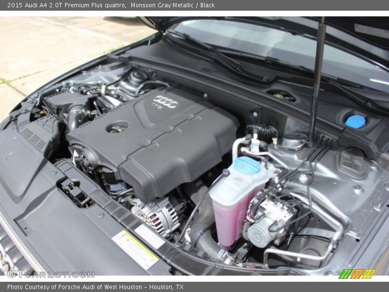 Monsoon Gray Metallic / Black 2015 Audi A4 2.0T Premium Plus quattro