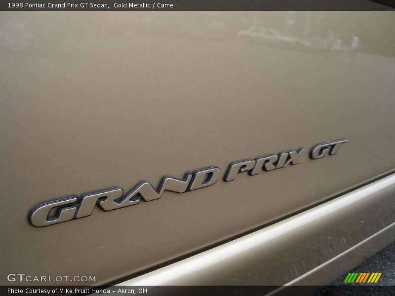 Gold Metallic / Camel 1998 Pontiac Grand Prix GT Sedan
