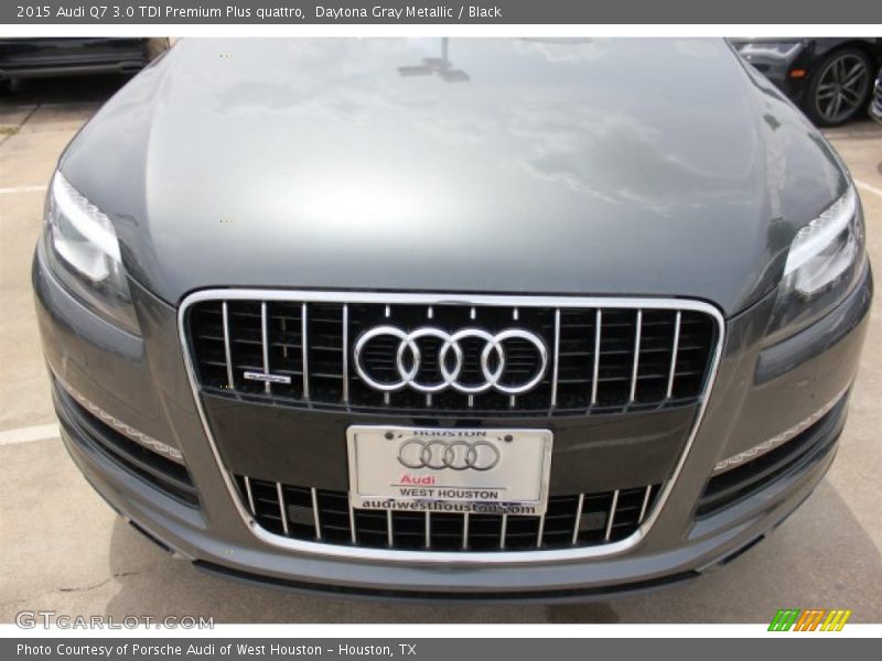 Daytona Gray Metallic / Black 2015 Audi Q7 3.0 TDI Premium Plus quattro