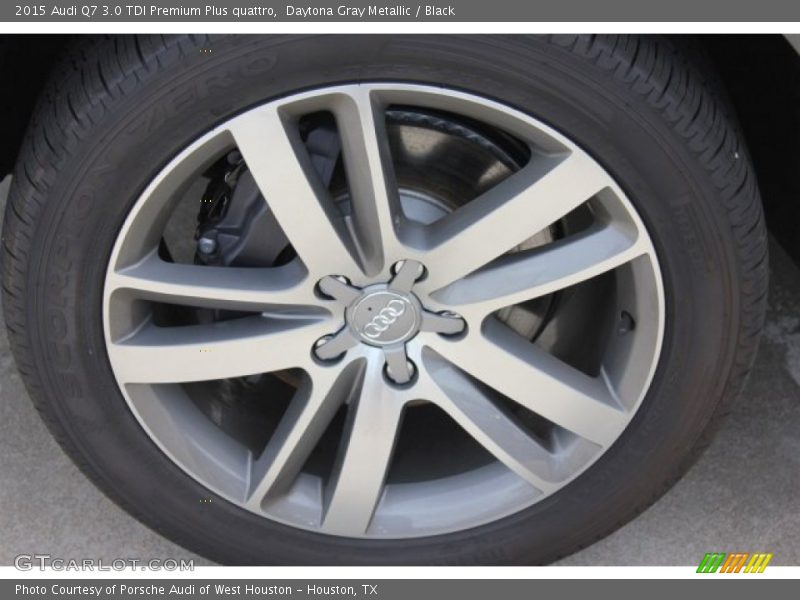 Daytona Gray Metallic / Black 2015 Audi Q7 3.0 TDI Premium Plus quattro