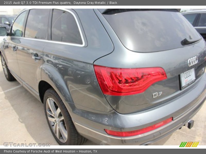 Daytona Gray Metallic / Black 2015 Audi Q7 3.0 TDI Premium Plus quattro