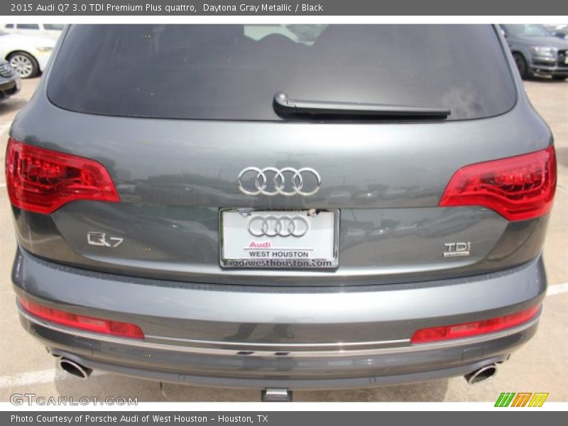 Daytona Gray Metallic / Black 2015 Audi Q7 3.0 TDI Premium Plus quattro