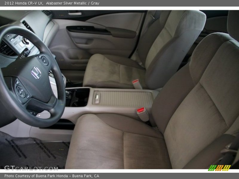 Alabaster Silver Metallic / Gray 2012 Honda CR-V LX
