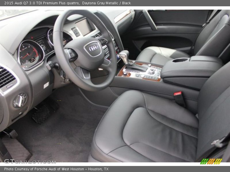 Daytona Gray Metallic / Black 2015 Audi Q7 3.0 TDI Premium Plus quattro
