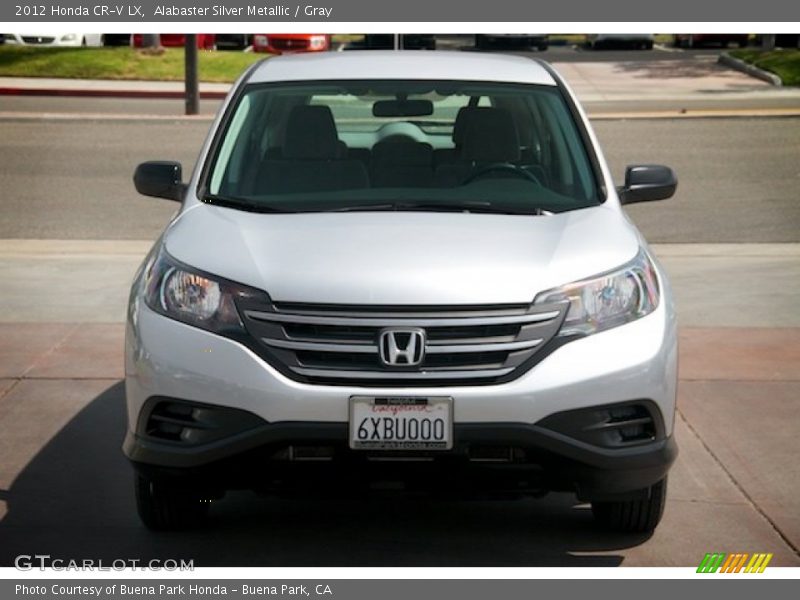 Alabaster Silver Metallic / Gray 2012 Honda CR-V LX