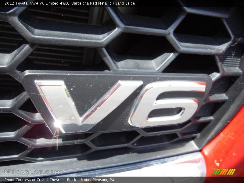 Barcelona Red Metallic / Sand Beige 2012 Toyota RAV4 V6 Limited 4WD