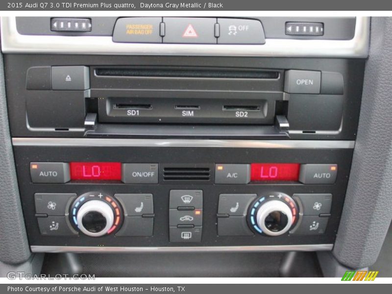 Daytona Gray Metallic / Black 2015 Audi Q7 3.0 TDI Premium Plus quattro