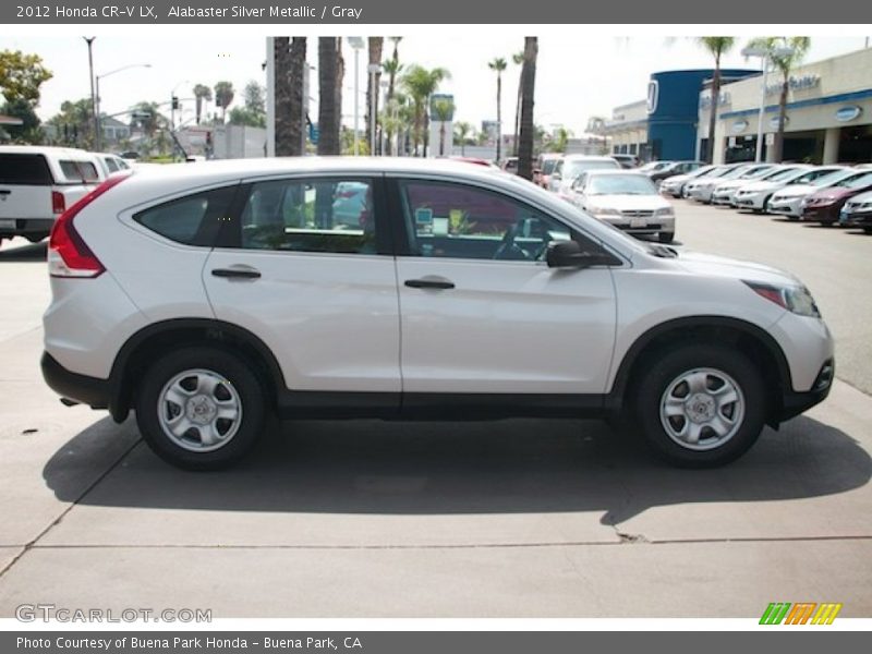 Alabaster Silver Metallic / Gray 2012 Honda CR-V LX