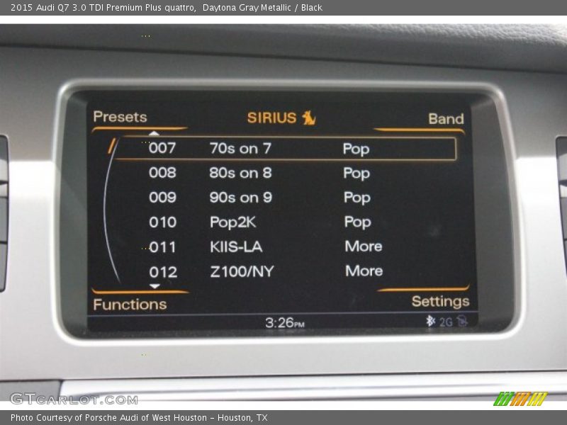 Daytona Gray Metallic / Black 2015 Audi Q7 3.0 TDI Premium Plus quattro