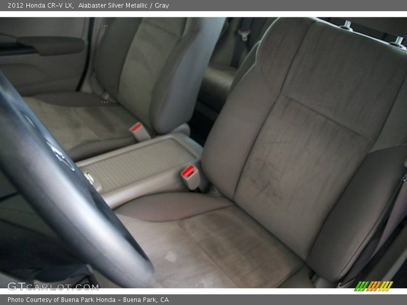 Alabaster Silver Metallic / Gray 2012 Honda CR-V LX