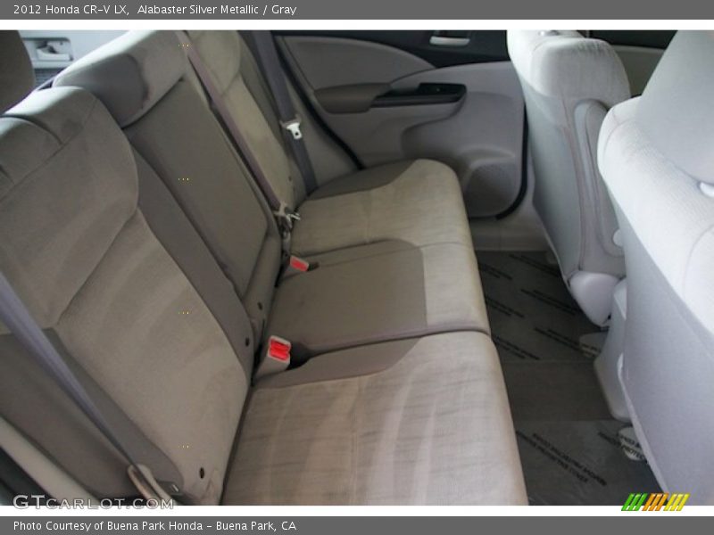 Alabaster Silver Metallic / Gray 2012 Honda CR-V LX