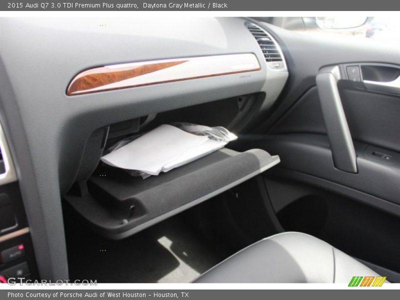 Daytona Gray Metallic / Black 2015 Audi Q7 3.0 TDI Premium Plus quattro