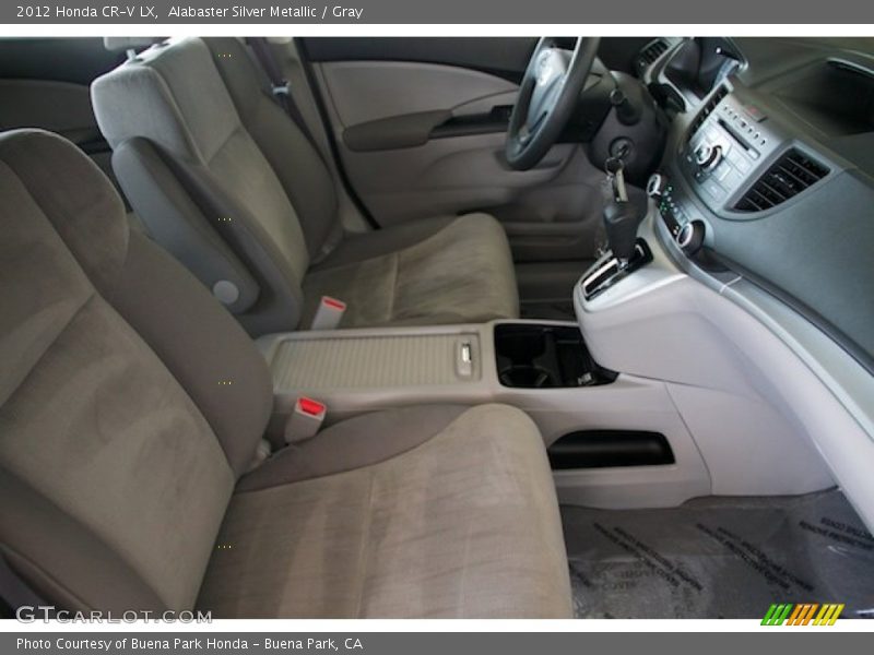 Alabaster Silver Metallic / Gray 2012 Honda CR-V LX