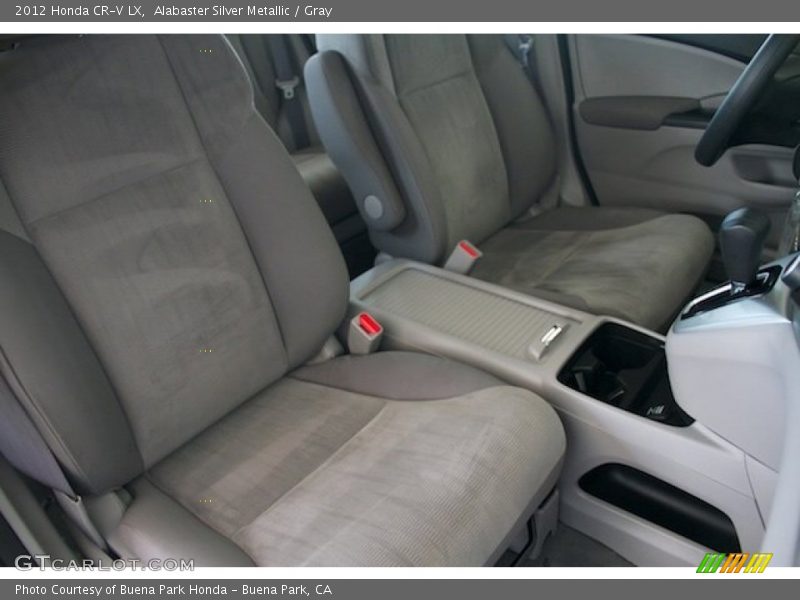 Alabaster Silver Metallic / Gray 2012 Honda CR-V LX