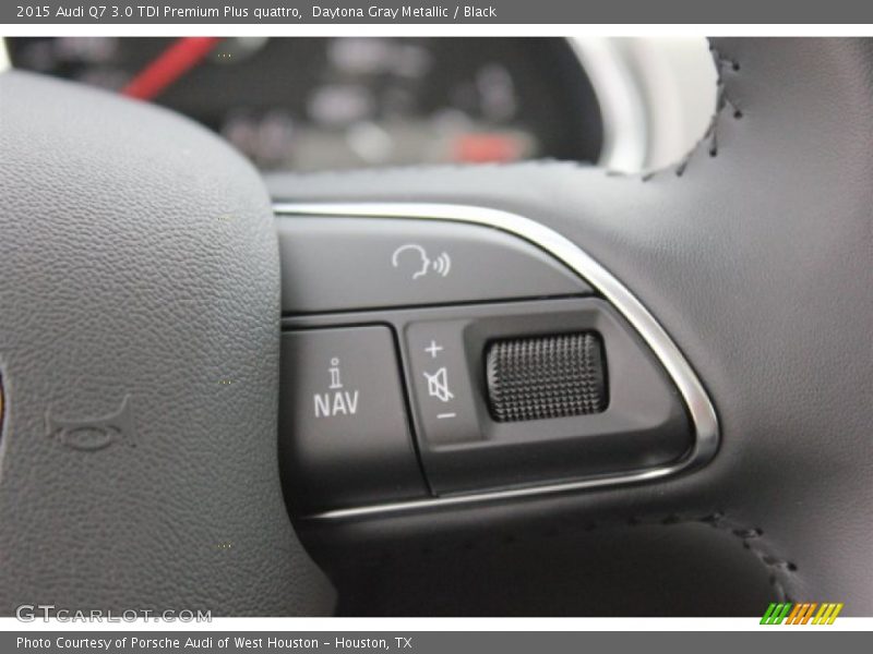 Daytona Gray Metallic / Black 2015 Audi Q7 3.0 TDI Premium Plus quattro