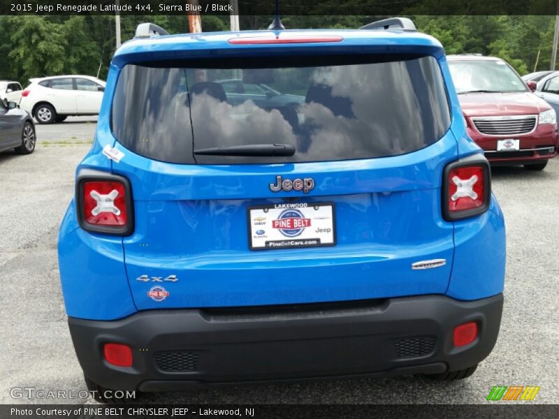 Sierra Blue / Black 2015 Jeep Renegade Latitude 4x4