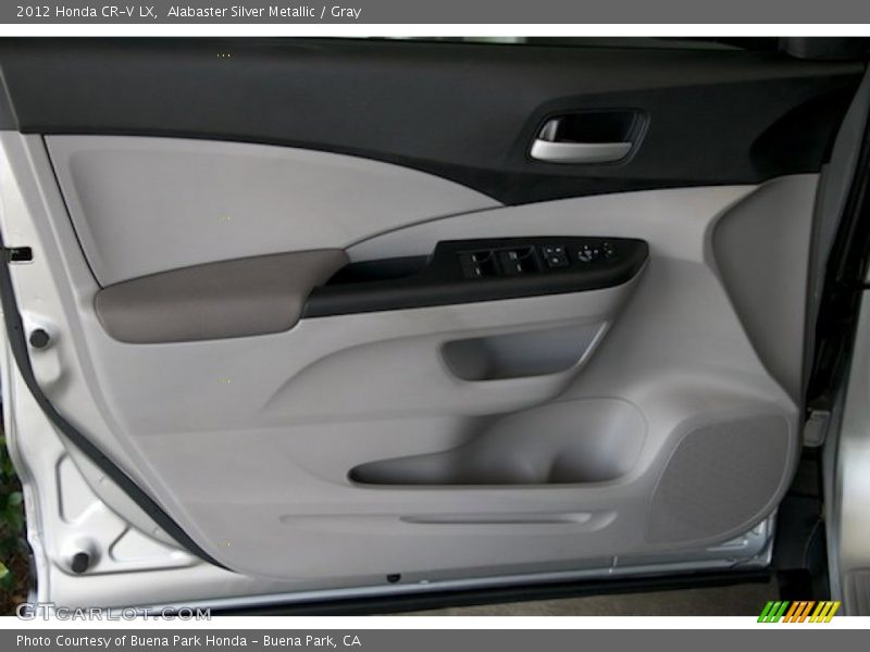 Alabaster Silver Metallic / Gray 2012 Honda CR-V LX