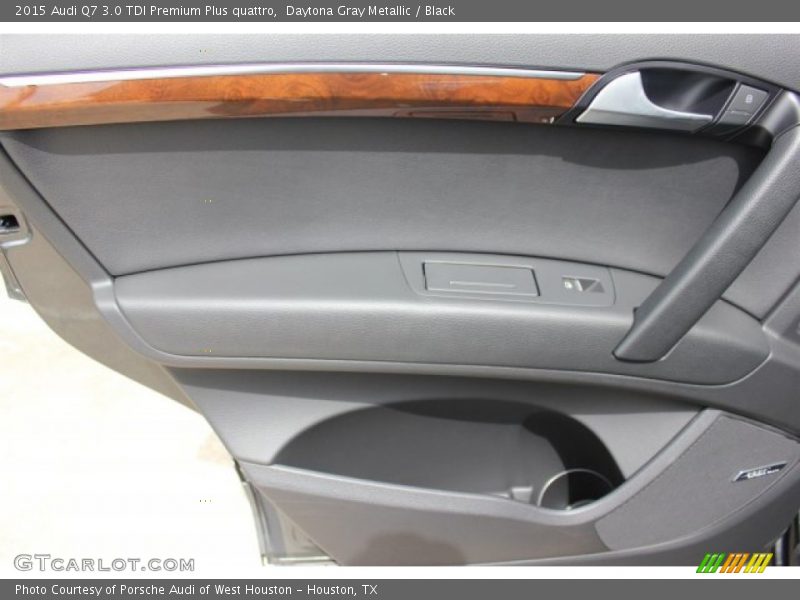 Daytona Gray Metallic / Black 2015 Audi Q7 3.0 TDI Premium Plus quattro