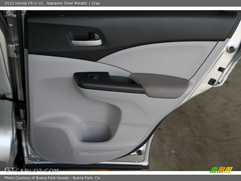 Alabaster Silver Metallic / Gray 2012 Honda CR-V LX