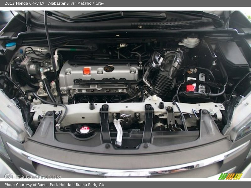 Alabaster Silver Metallic / Gray 2012 Honda CR-V LX