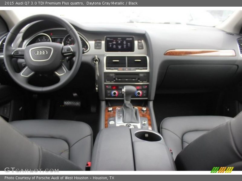 Daytona Gray Metallic / Black 2015 Audi Q7 3.0 TDI Premium Plus quattro