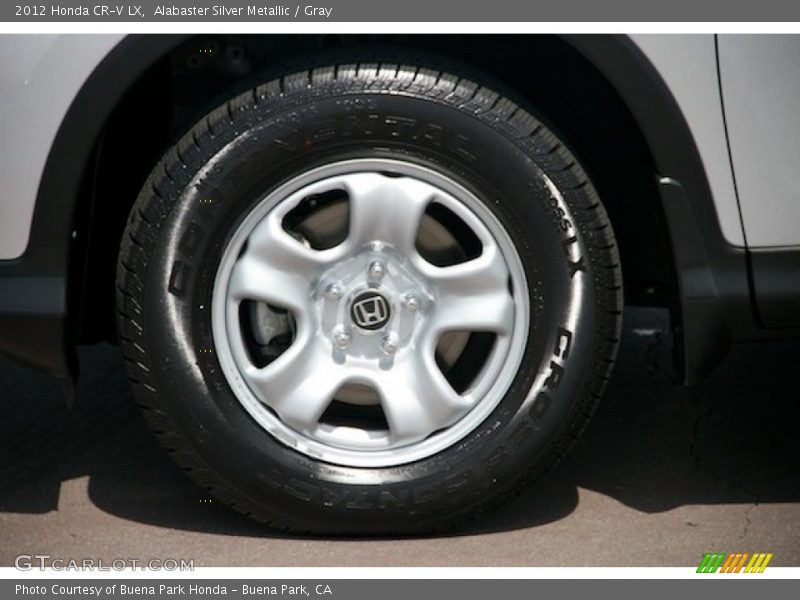 Alabaster Silver Metallic / Gray 2012 Honda CR-V LX