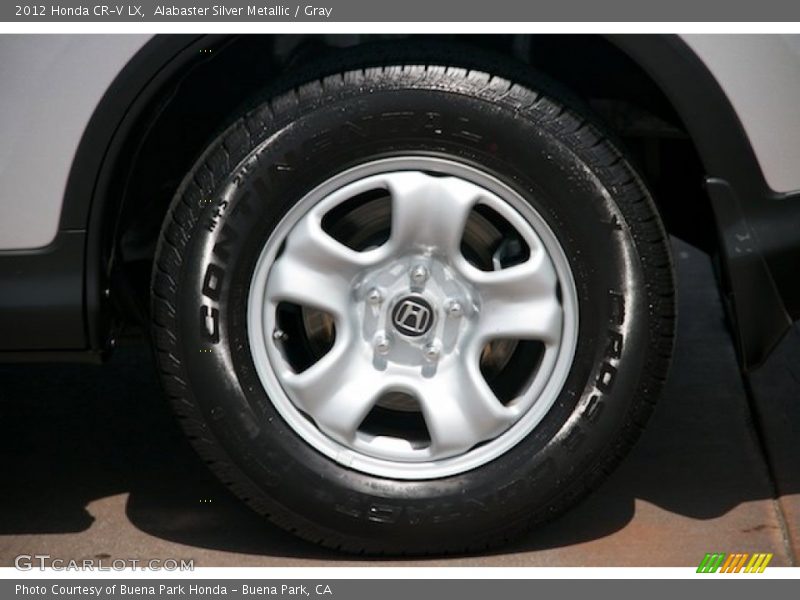 Alabaster Silver Metallic / Gray 2012 Honda CR-V LX
