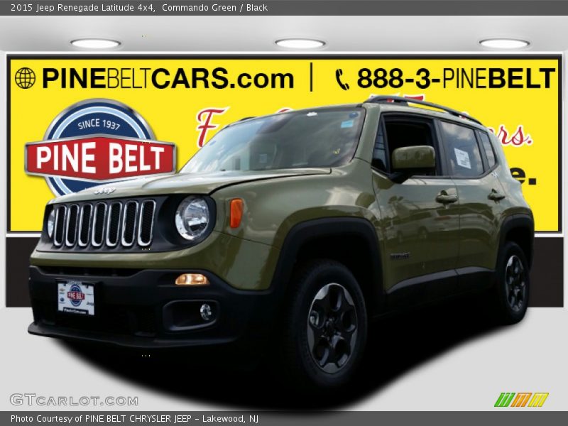 Commando Green / Black 2015 Jeep Renegade Latitude 4x4