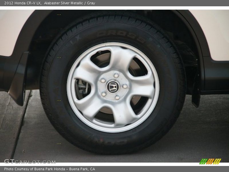 Alabaster Silver Metallic / Gray 2012 Honda CR-V LX