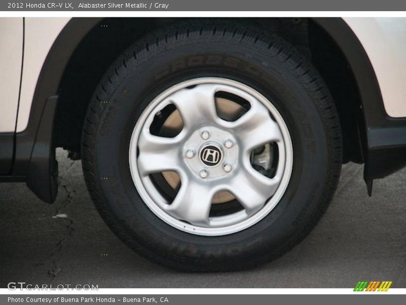 Alabaster Silver Metallic / Gray 2012 Honda CR-V LX