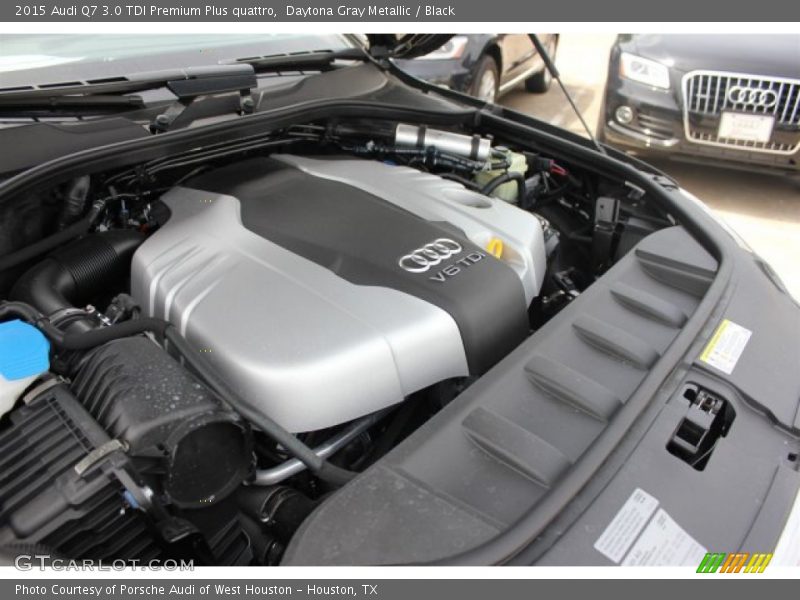 Daytona Gray Metallic / Black 2015 Audi Q7 3.0 TDI Premium Plus quattro