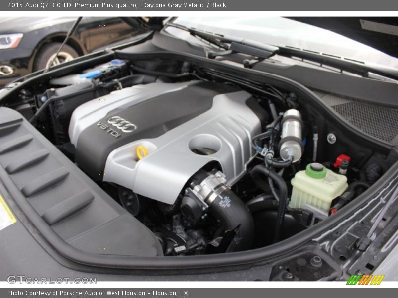 Daytona Gray Metallic / Black 2015 Audi Q7 3.0 TDI Premium Plus quattro