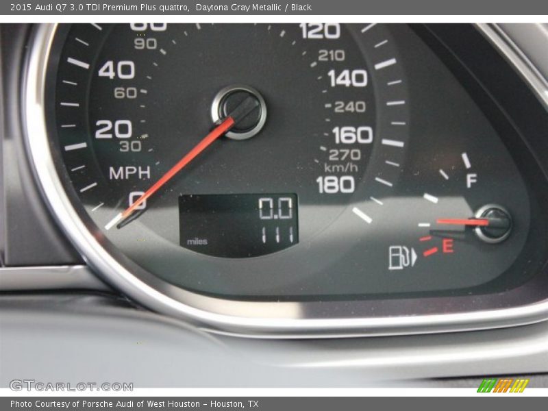 Daytona Gray Metallic / Black 2015 Audi Q7 3.0 TDI Premium Plus quattro