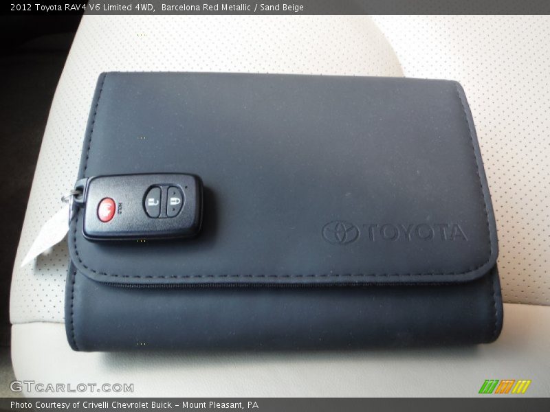 Barcelona Red Metallic / Sand Beige 2012 Toyota RAV4 V6 Limited 4WD