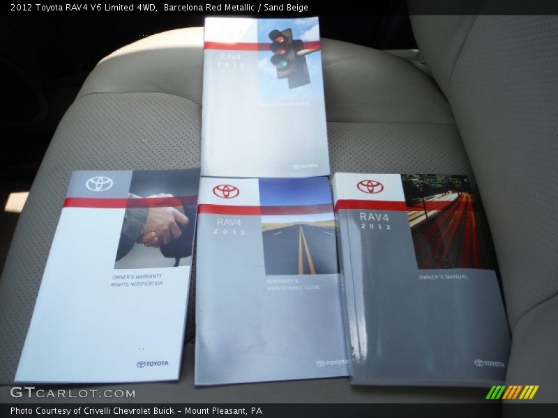 Barcelona Red Metallic / Sand Beige 2012 Toyota RAV4 V6 Limited 4WD