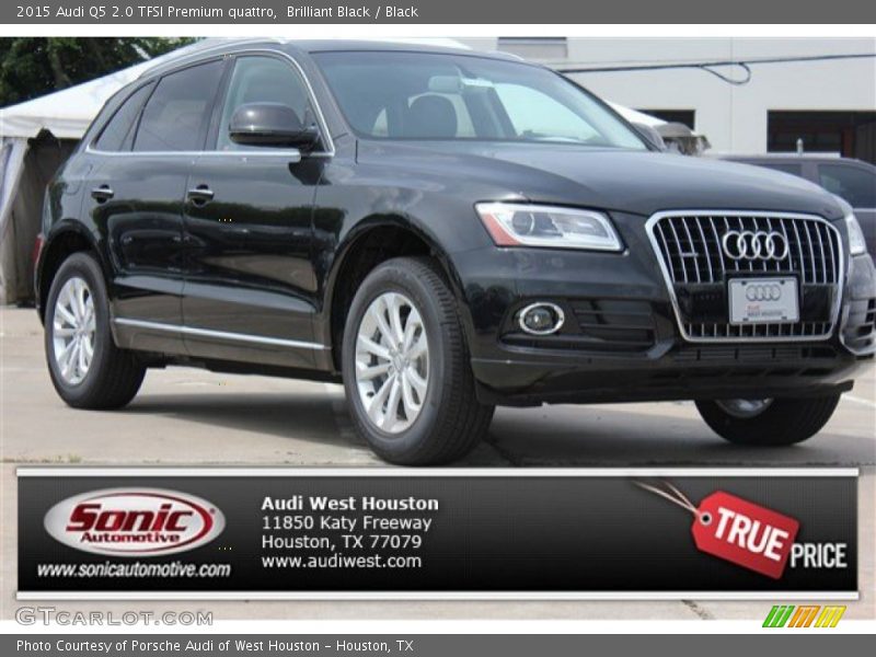 Brilliant Black / Black 2015 Audi Q5 2.0 TFSI Premium quattro