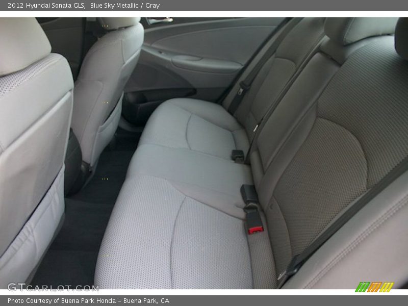 Blue Sky Metallic / Gray 2012 Hyundai Sonata GLS