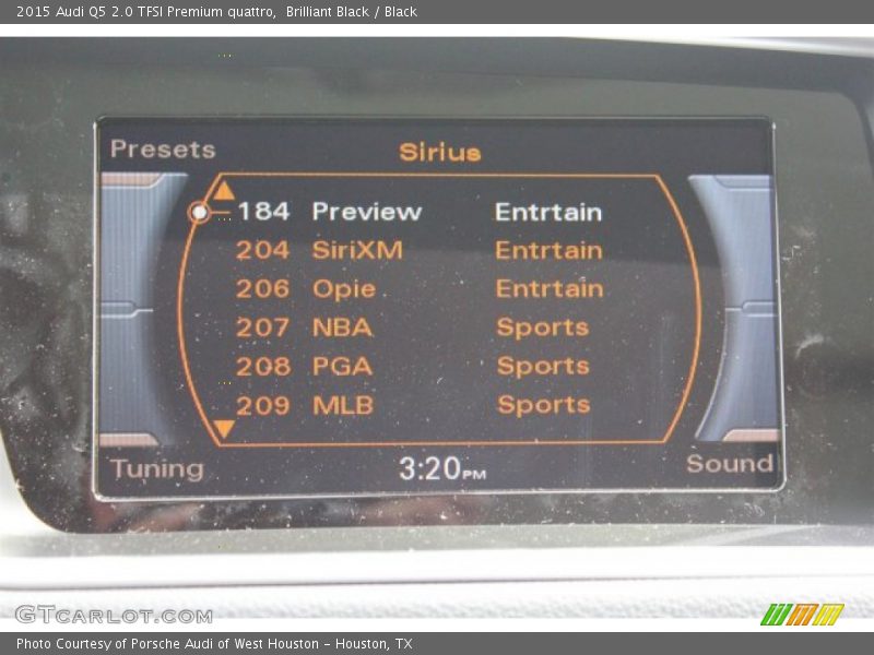 Brilliant Black / Black 2015 Audi Q5 2.0 TFSI Premium quattro