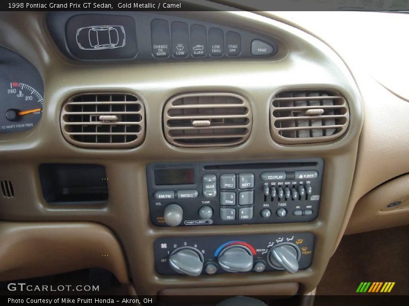 Gold Metallic / Camel 1998 Pontiac Grand Prix GT Sedan