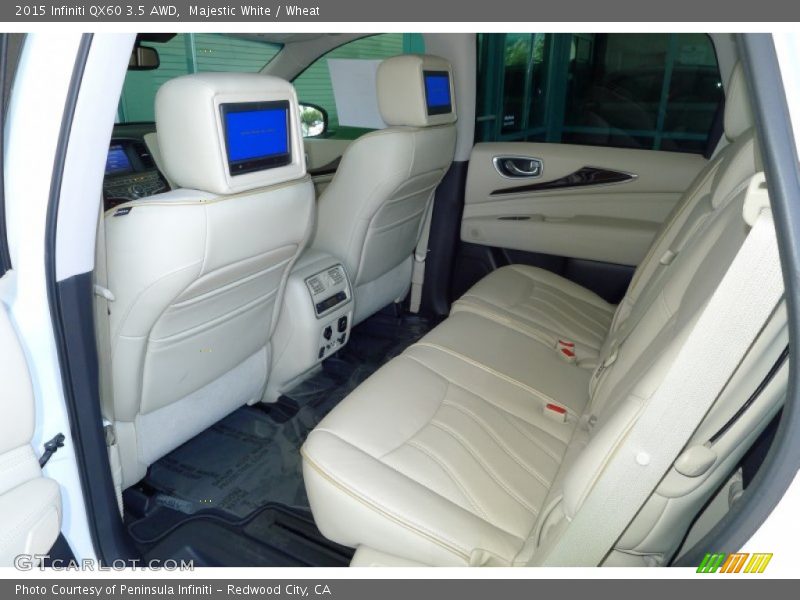 Rear Seat of 2015 QX60 3.5 AWD