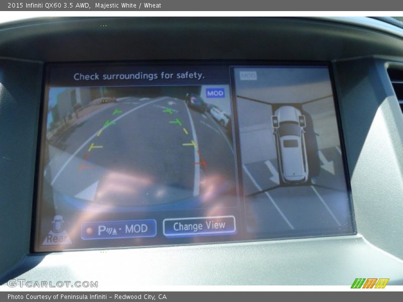 Majestic White / Wheat 2015 Infiniti QX60 3.5 AWD