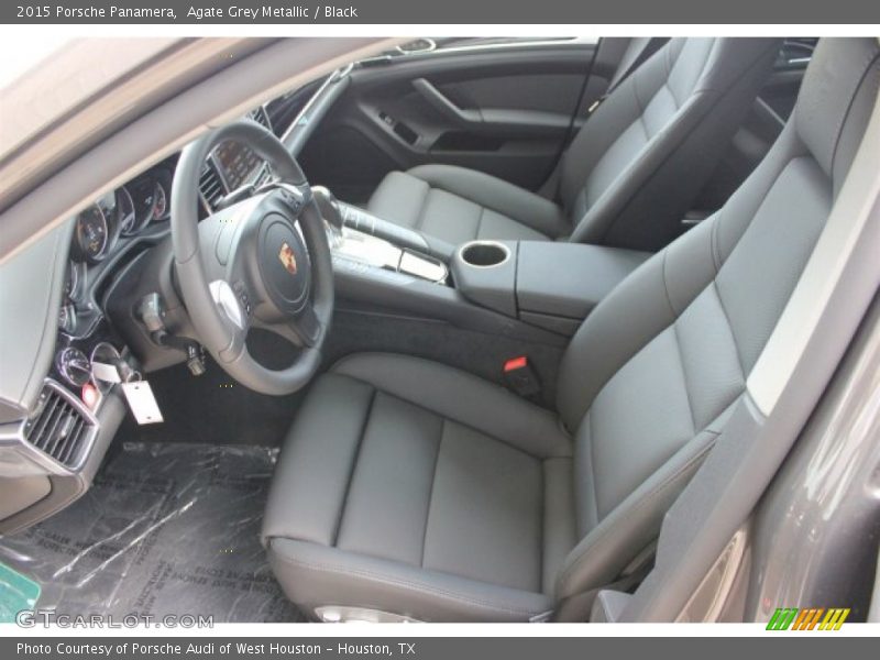 Agate Grey Metallic / Black 2015 Porsche Panamera